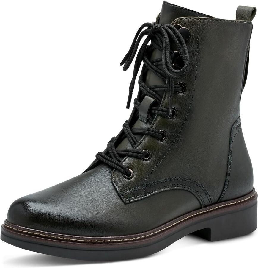 Comfortabele Dames Enkellaars Met Vetersluiting