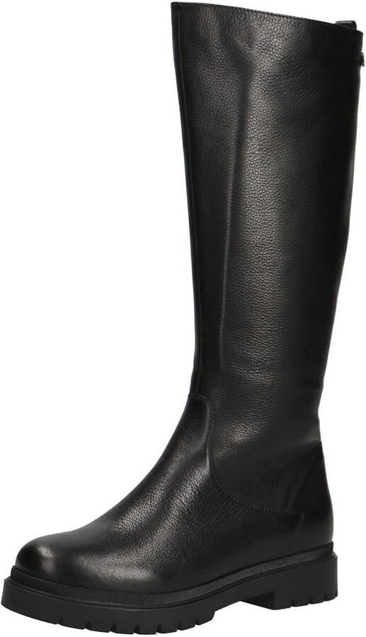 Comfortabele Dames Enkellaarzen met Brede Pasvorm en Leren Bovenwerk