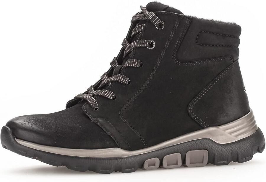 Comfortabele Dames Enkellaarzen met Uitneembaar Voetbed Veterlaarsjes voor Stabiliteit