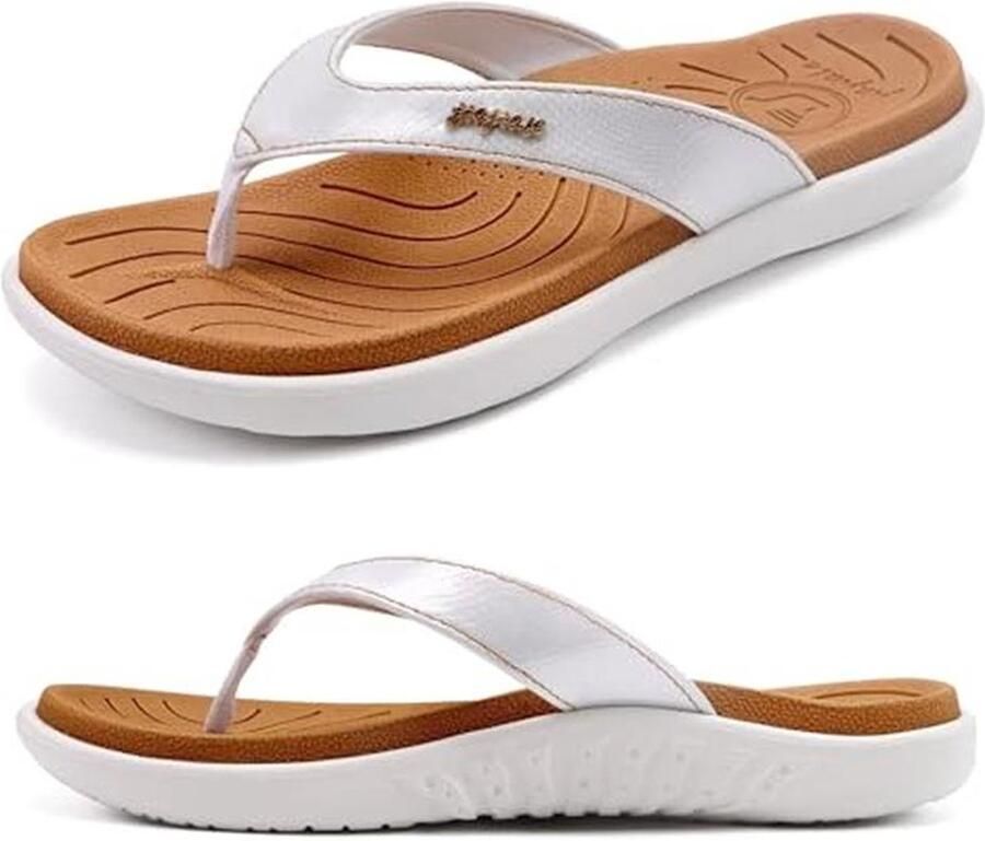 Comfortabele Zomer Flip Flops voor Dames Orthopedische Badslippers met Antislip Onderkant