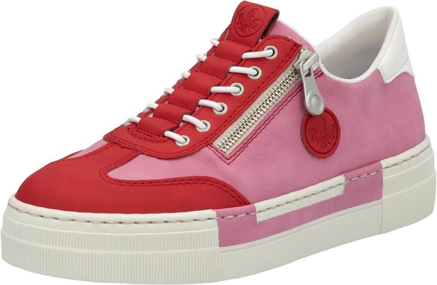 Comfortabele Dames Instapschoenen met Ritssluiting en Plateauzool