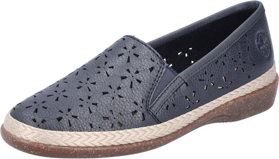 Comfortabele Dames Instapschoenen van Glad Leer met Elastiek