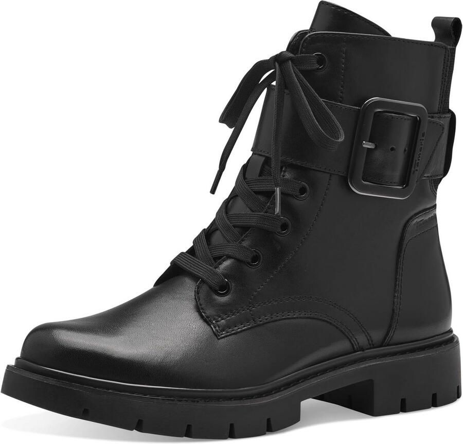 Comfortabele Dames Lace Boot Platte Hak voor Optimale Pasvorm