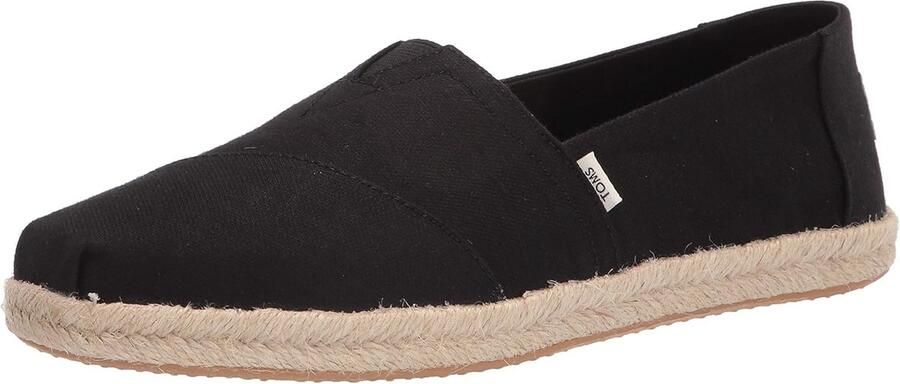 Comfortabele Dames Loafer Plat Canvas Instapper