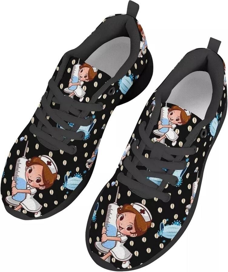 Comfortabele Dames Loopschoenen voor Buiten Sport en Gym Ademend en Lichtgewicht Sneaker