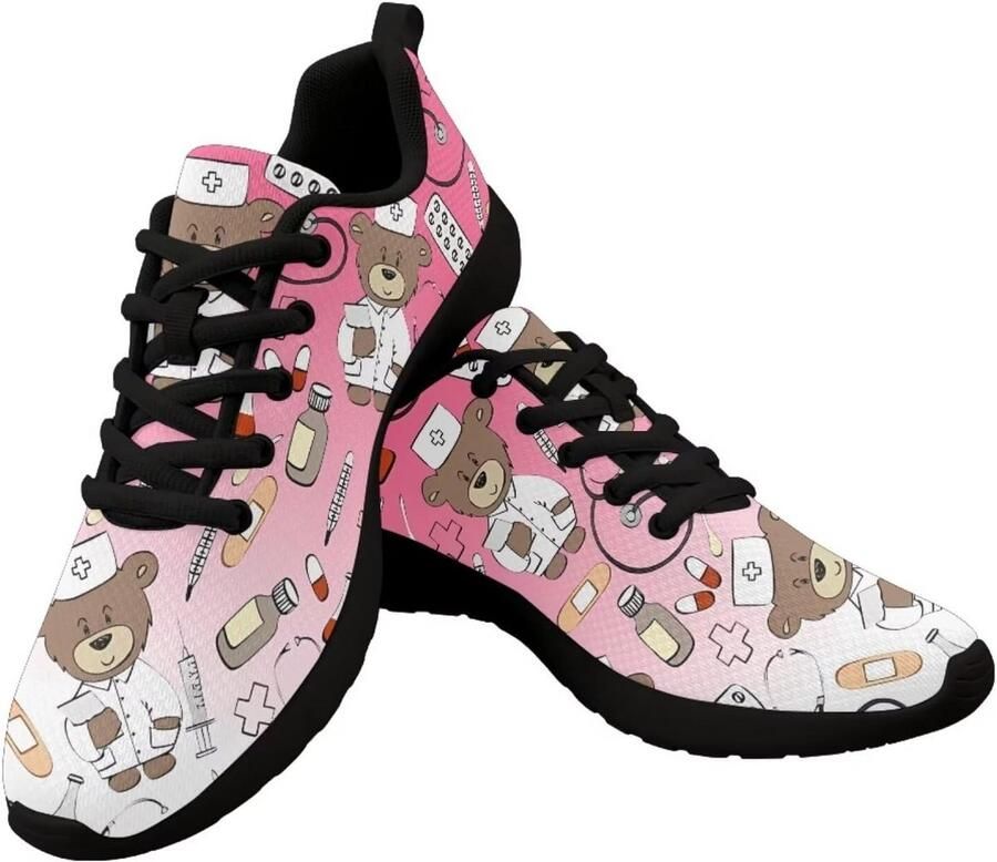 Comfortabele Dames Loopschoenen voor Outdoor Gym en Casual Gebruik