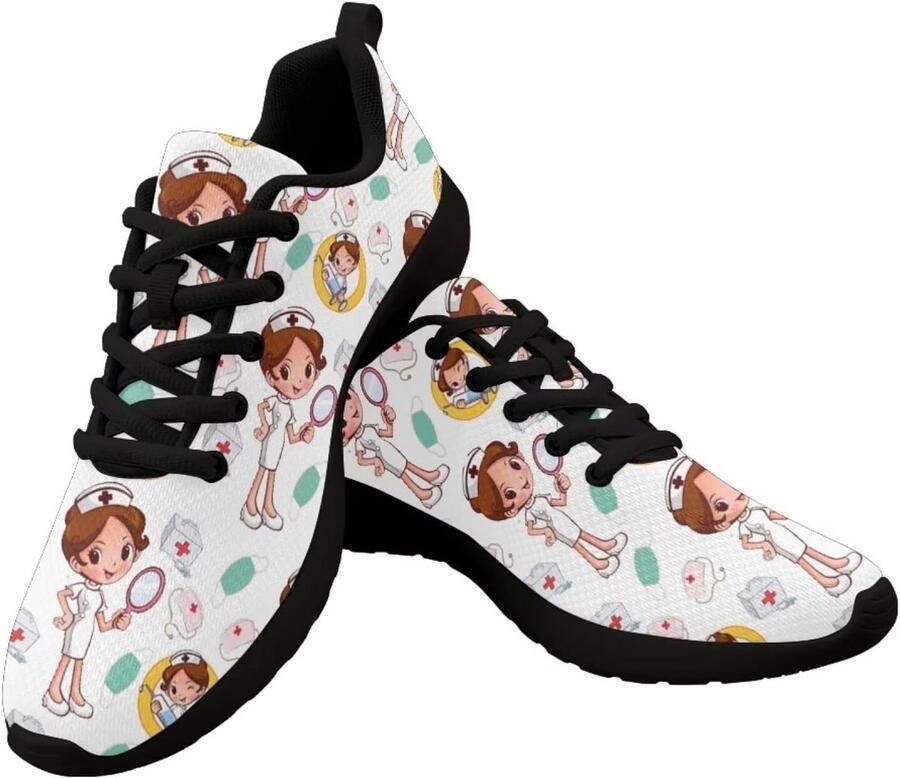 Comfortabele Dames Loopschoenen voor Outdoor Sport en Casual Gebruik