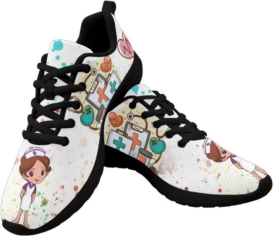 Comfortabele Dames Loopschoenen voor Sport Gym en Casual Gebruik