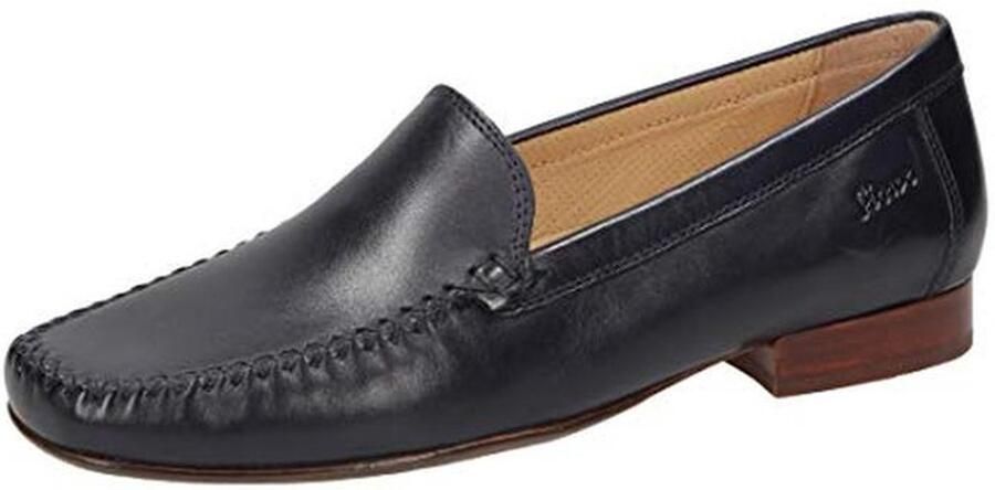 Comfortabele dames mocassin slippers van zacht geitensuède