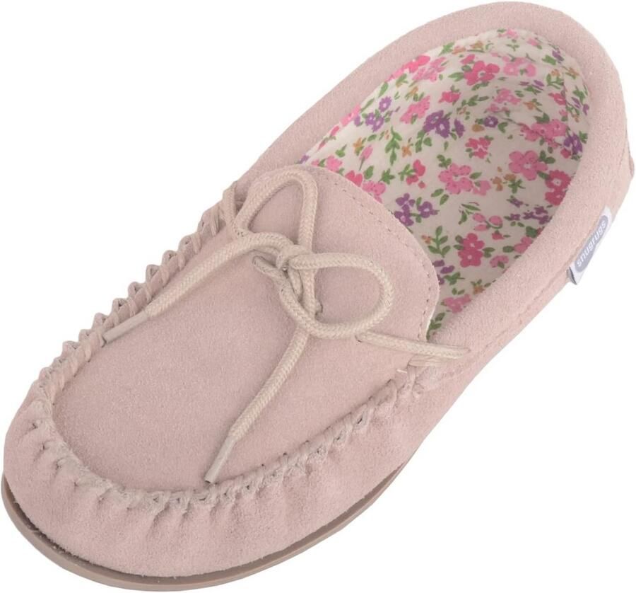 Dames Mocassins Comfortabele Katoenen Pantoffels Slip-On met Duurzame Zool