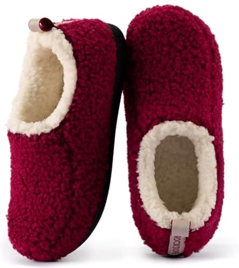 Comfortabele Dames Nomade Slippers van Veganistisch Sherpa Fleece