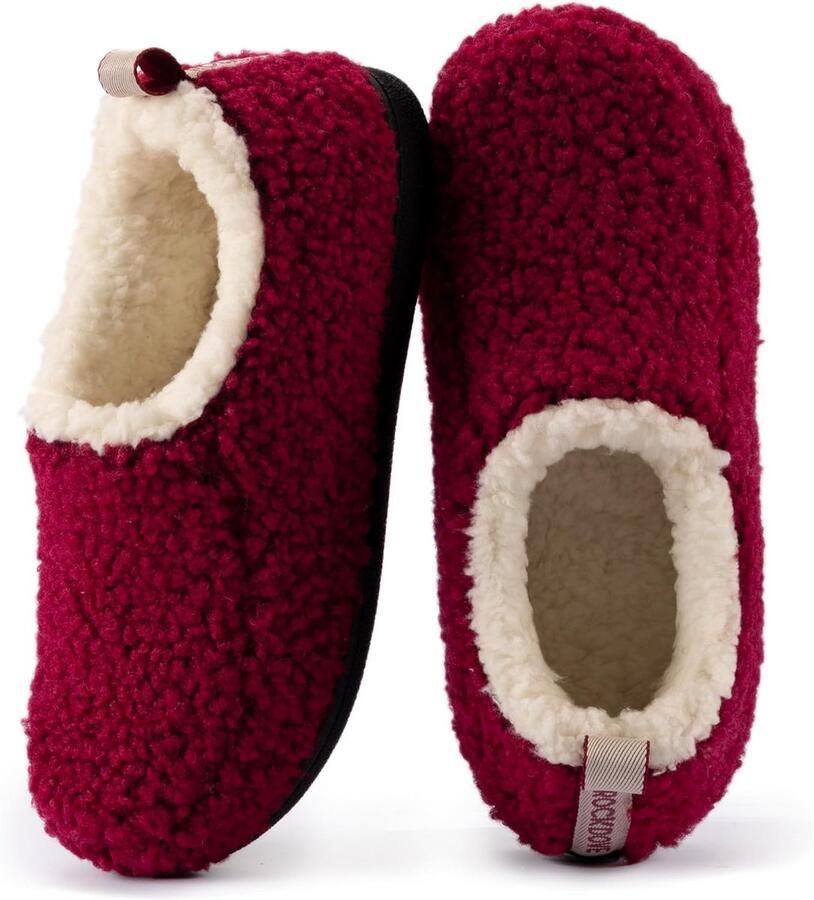 Comfortabele Dames Nomade Slippers van Veganistisch Sherpa Fleece