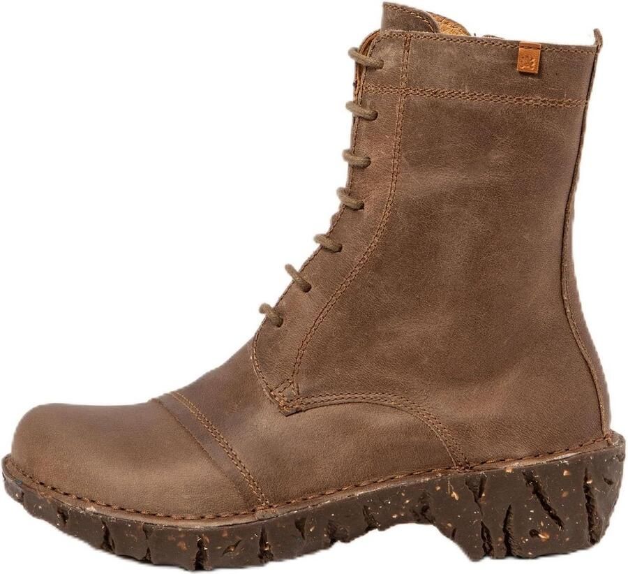 Comfortabele Dames Oxford Laars met Gerecyclede Zool en Natuurlijke Voering