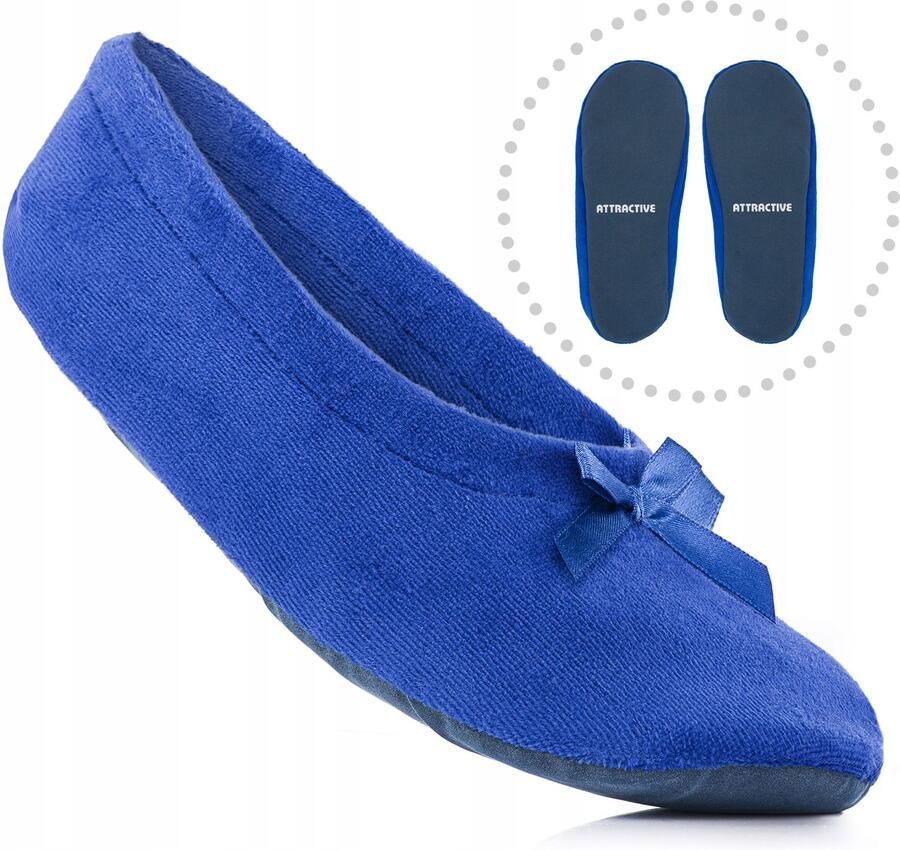 Comfortabele dames pantoffels ballerina antislipzool