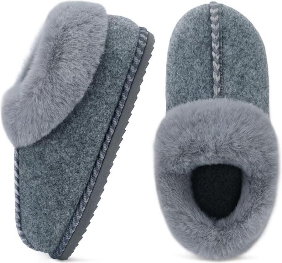 Comfortabele Dames Pantoffels Laarzen met Memory Foam Warm en Anti-Slip voor Binnen en Buiten