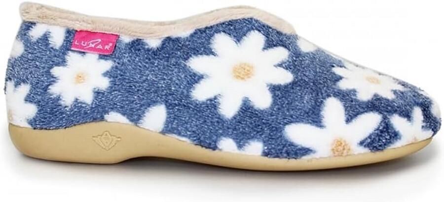 Comfortabele Dames Pantoffels met Bloem Motief Zachte Binnenvoering