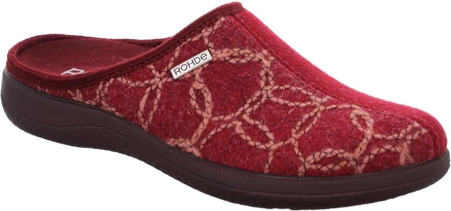 Comfortabele Dames Pantoffels met Geborduurd Detail en Uitneembaar Voetbed