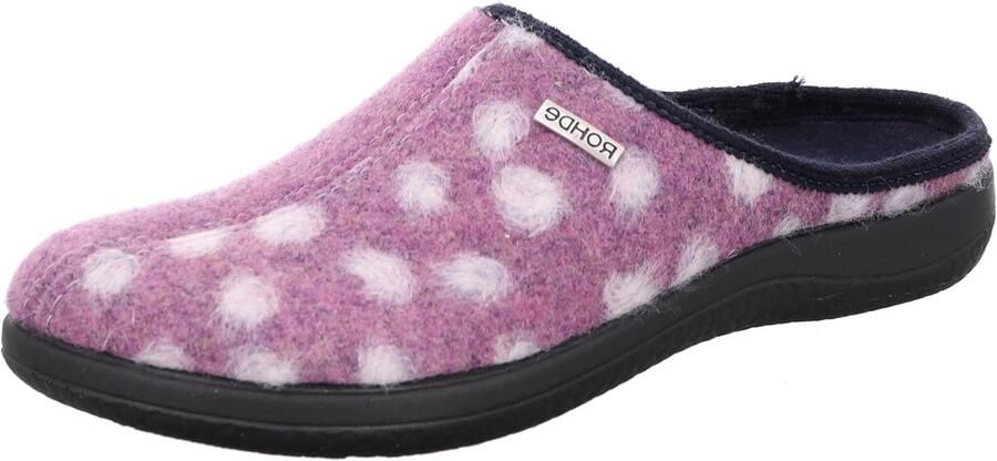 Comfortabele pantoffels voor dames van zacht vilt