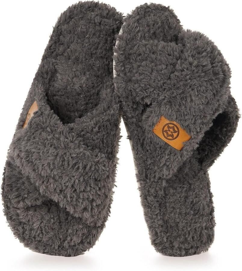 Comfortabele Dames Pantoffels met Traagschuim en Antislip Zool