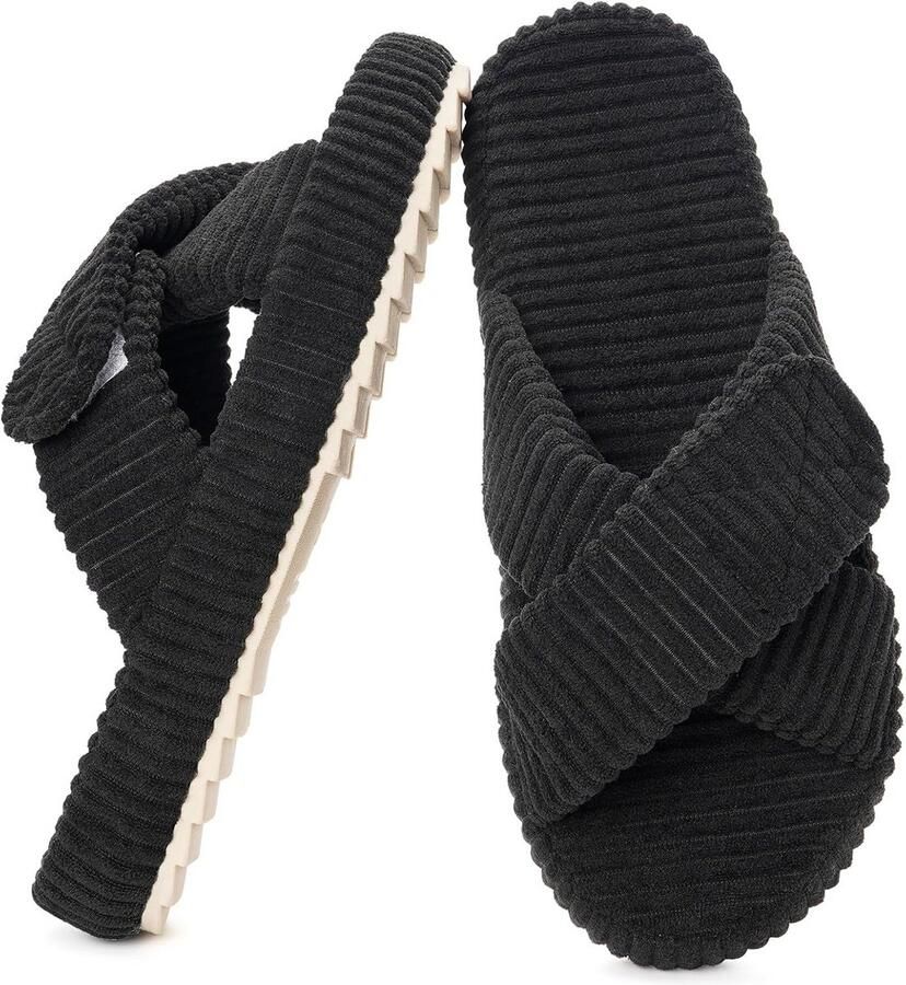 Comfortabele Dames Pantoffels met Traagschuim en Antislipzool