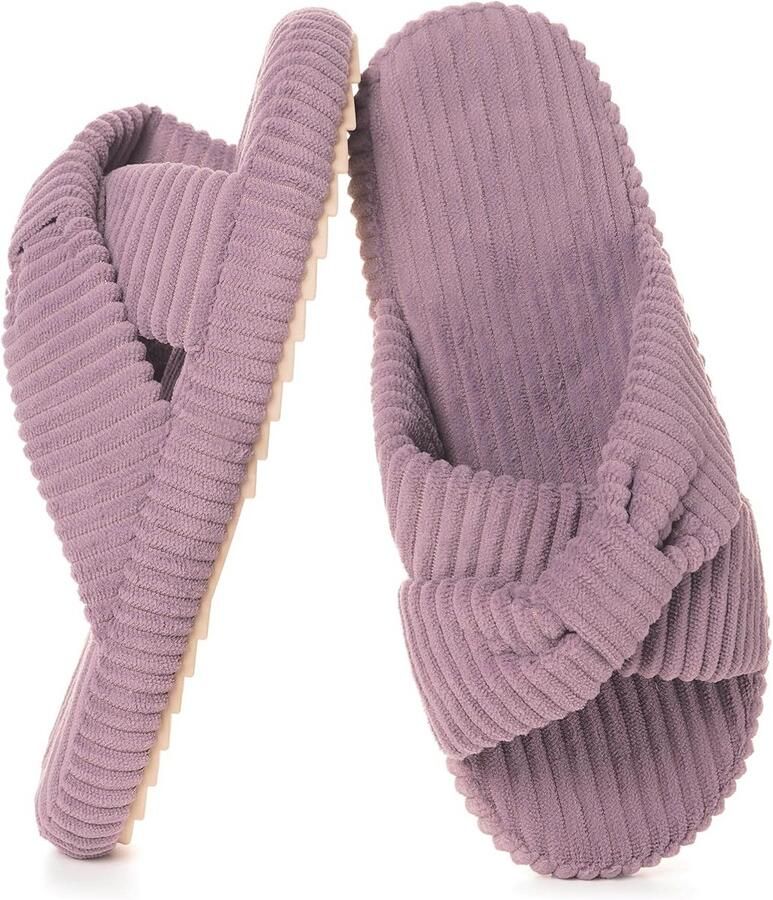 Comfortabele Dames Pantoffels met Traagschuim en Antislip Zool