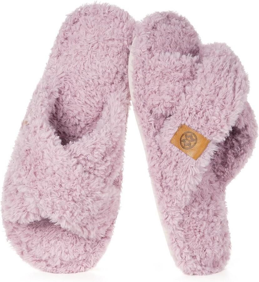 Comfortabele Dames Pantoffels met Traagschuim en Antislipzool Zachte Huis Slippers