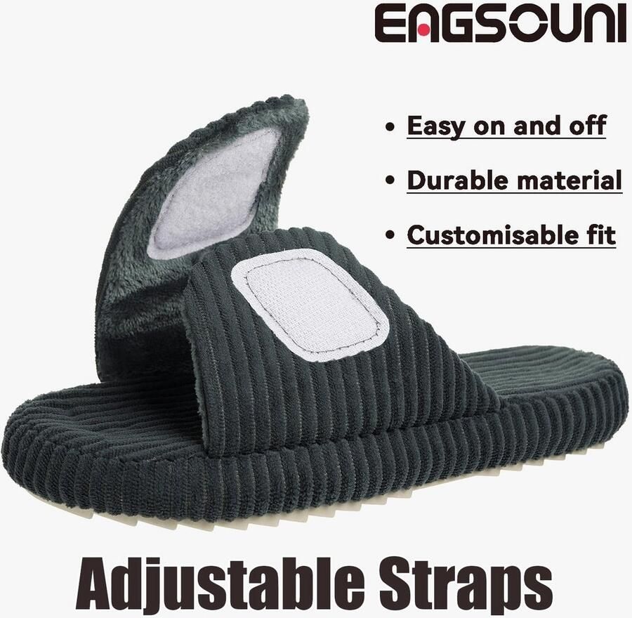 Comfortabele Dames Pantoffels met Traagschuim en Verstelbare Pasvorm