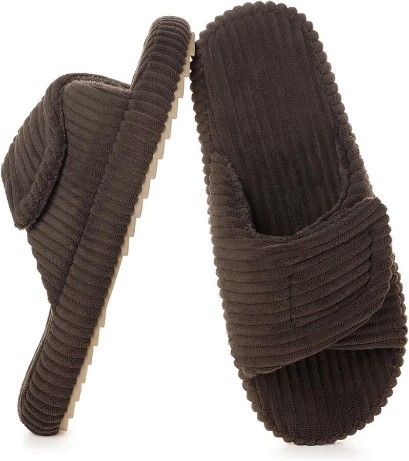 Comfortabele Dames Pantoffels met Traagschuim en Verstelbare Pasvorm voor Binnen