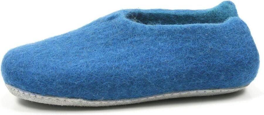 Comfortabele dames pantoffels met vilt en lichte zool