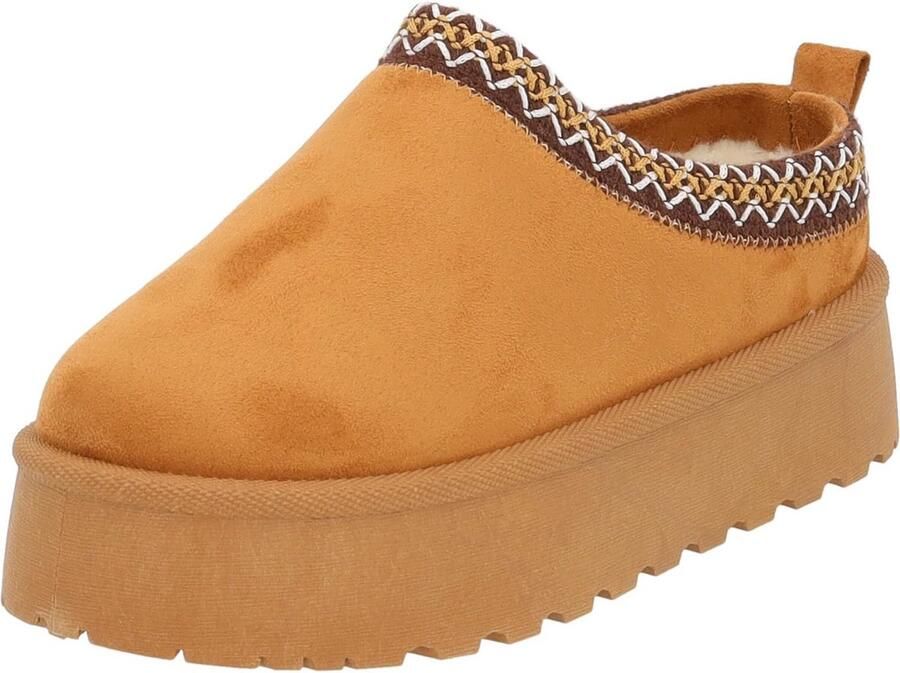 Comfortabele Dames Pantoffels met Warme Voering Binnen en Buiten Slipper