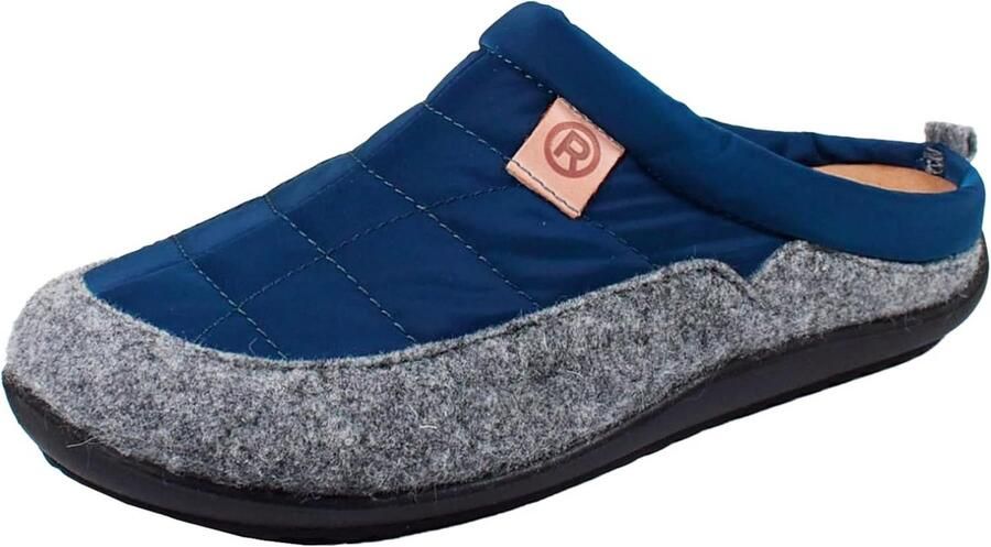 Comfortabele Dames Pantoffels Perugia 2022 Vilt en Leer
