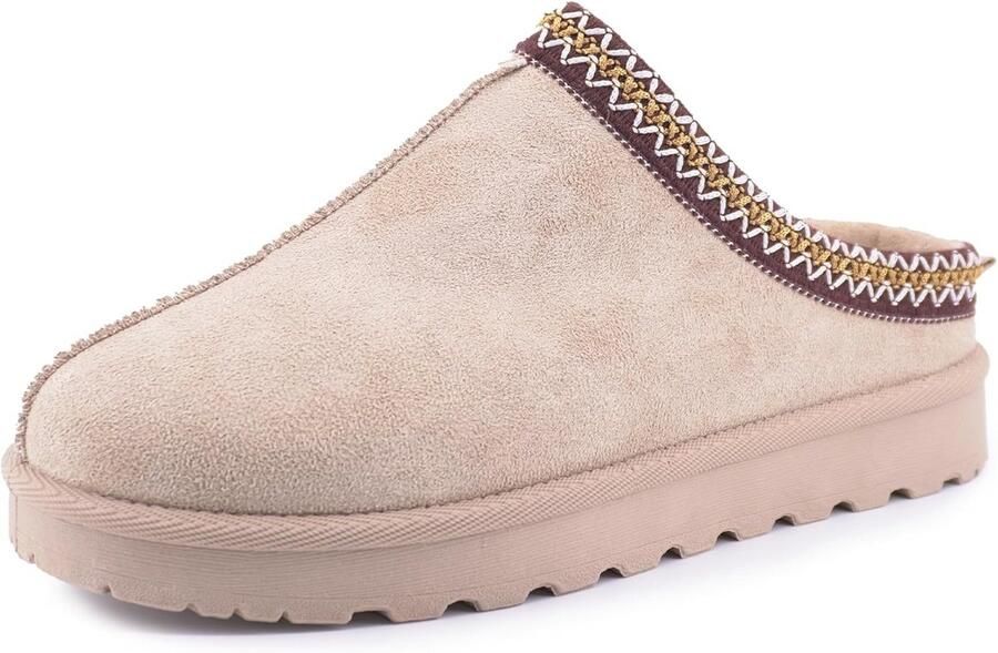 Comfortabele Dames Pantoffels Pluche met Memory Foam Elegante Warme Slippers voor Binnen