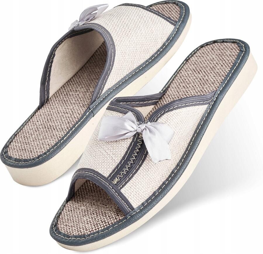 Comfortabele Dames Pantoffels Slippers Beige
