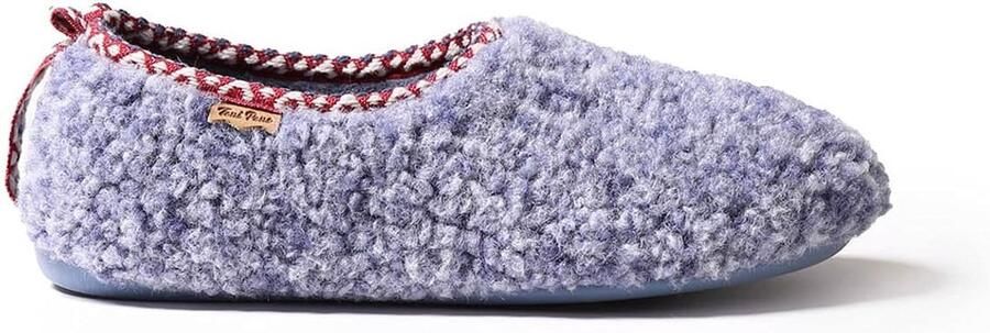 Comfortabele Dames Pantoffels van Stof met Rubberen Zool