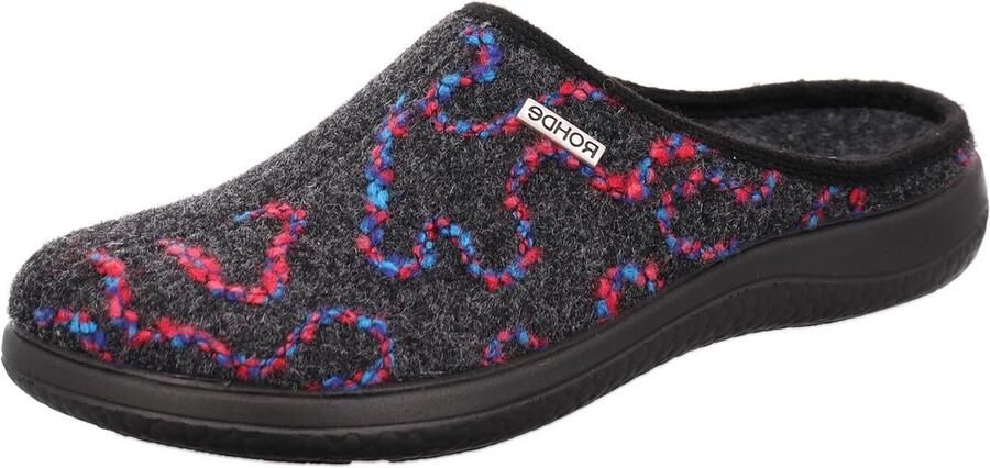 Comfortabele Dames Pantoffels Zacht Vilt & Suède Look Antislip Zool Beschikbaar in Grijs en Violet