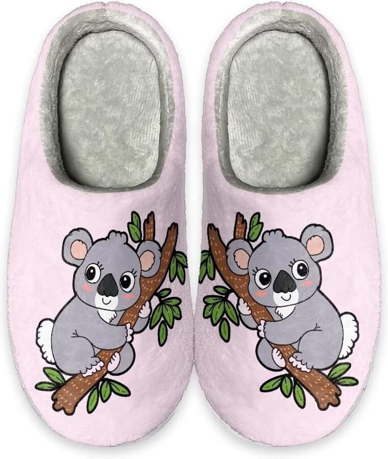Comfortabele Dames Pantoffels Zachte Warme Huisslippers Anti-Slip Binnenschoenen