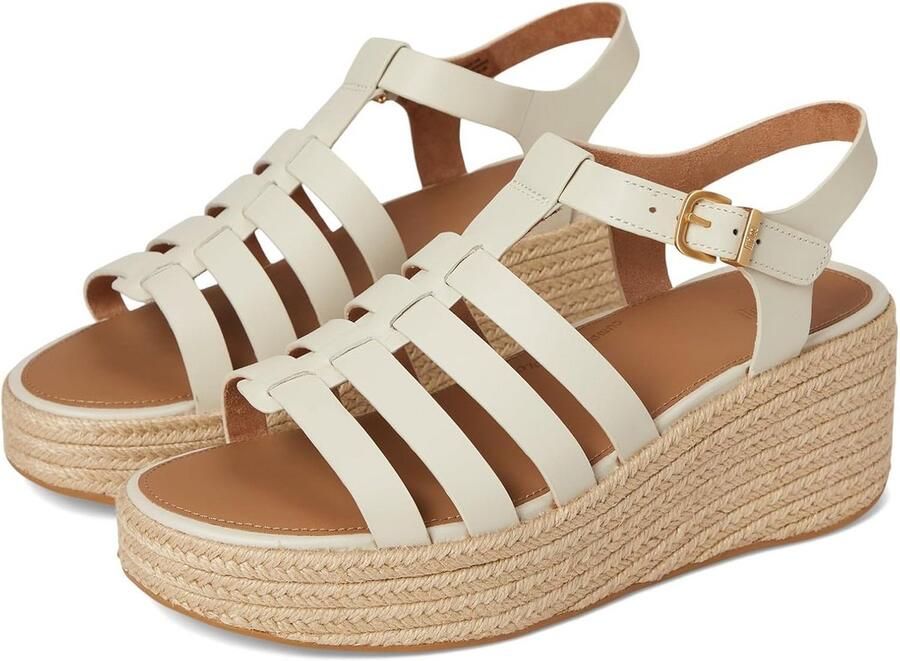 Comfortabele Dames Platform Espadrille Sandalen met Wedge Hak