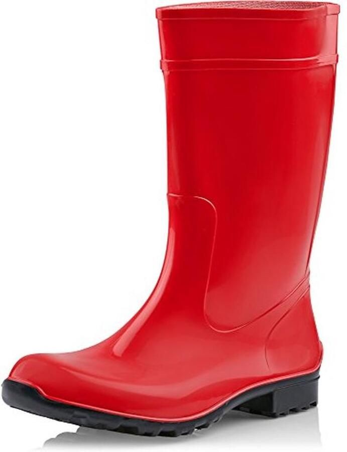 Comfortabele Dames Rubberen Regenlaarzen Waterdicht PVC voor Tuin en Outdoor Activiteiten