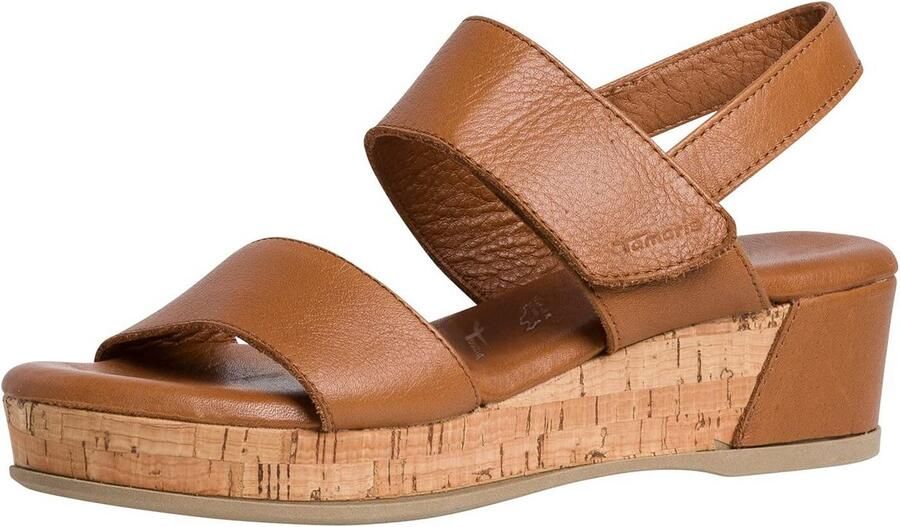 Comfortabele Dames Sandaal met Breed Wit Oppervlak