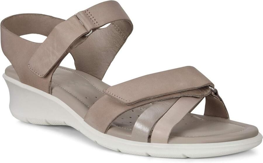 Comfortabele Dames Sandaal met Plateauzool en Leer