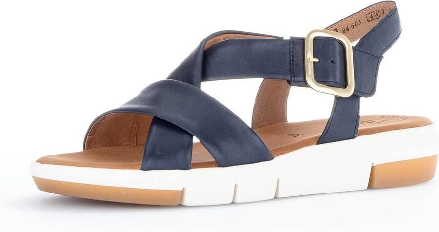 Comfortabele Dames Sandaal van Glad Leer Lichte Zool