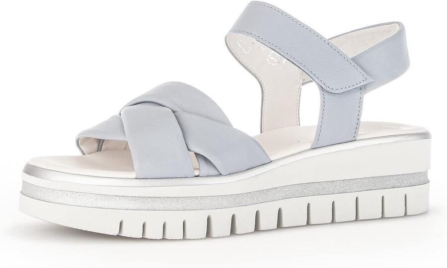 Comfortabele Dames Sandaal van Glad Leer met Lichte Zool