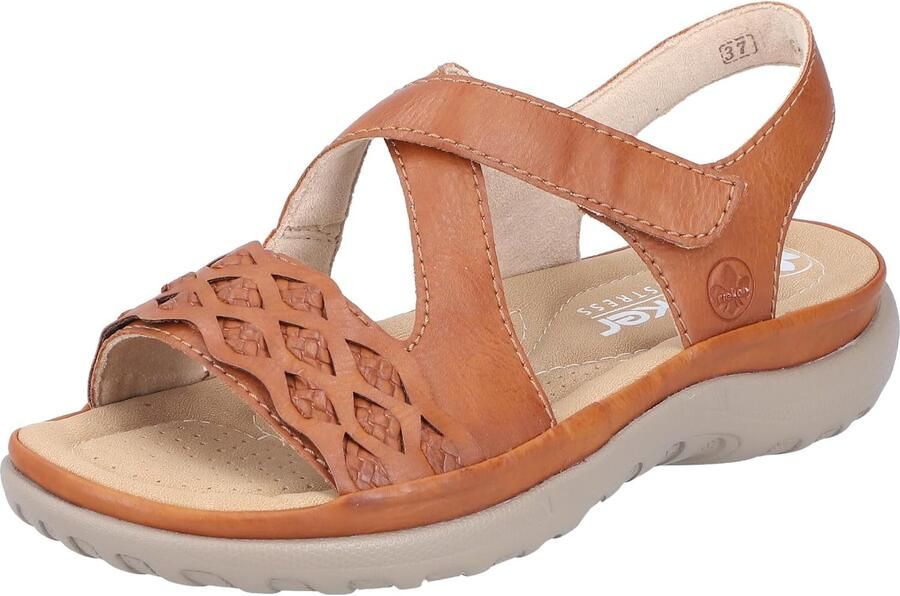 Rieker Dames Sandalen 64878 Comfort & Stijl in Bruin