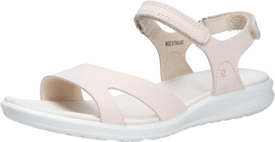 Comfortabele Leren Damsandalen Beige met Zachte Binnenzool