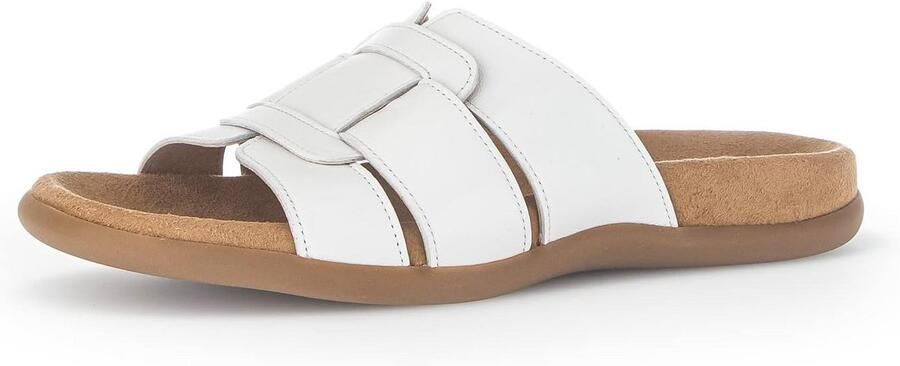 Comfortabele Dames Sandalen Leer Groen Met Drie Bandjes