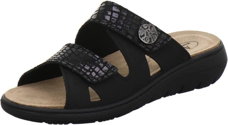 Comfortabele Dames Sandalen met Echt Leer en Uitneembaar Voetbed