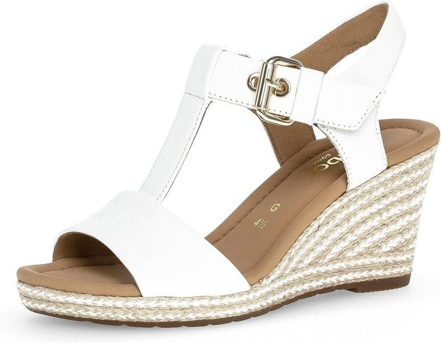 Comfortabele Dames Sandalen met Hoge Sleehak Brede Pasvorm