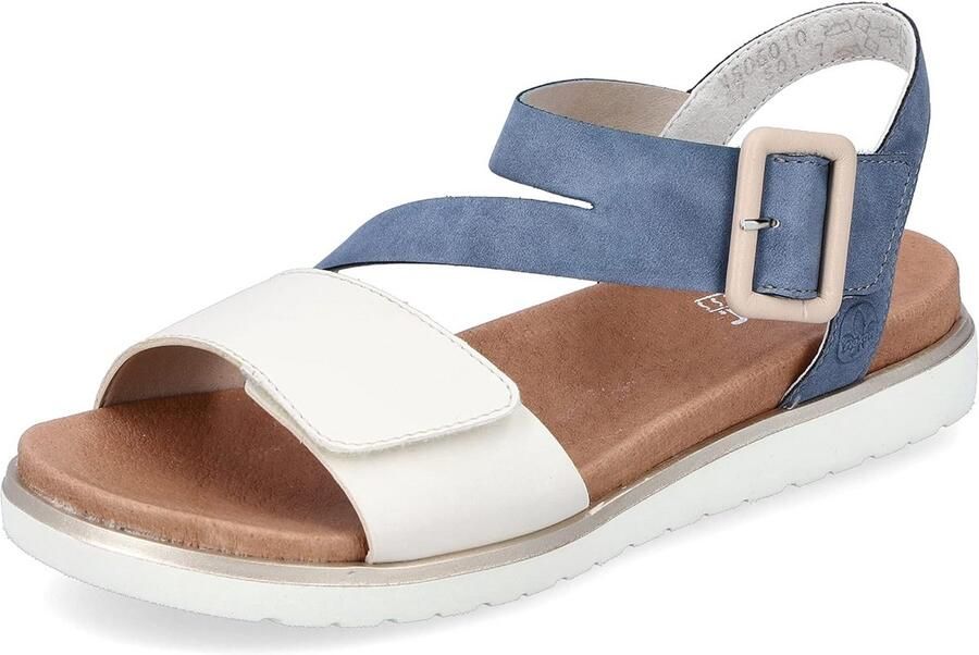Comfortabele Dames Sandalen met Klittenband en Brede Banden