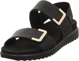 Comfortabele Dames Sandalen met Klittenband Zwart
