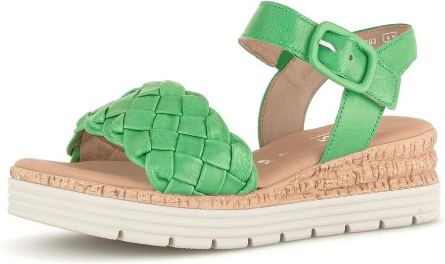 Comfortabele Dames Sandalen met Lichte Sleehak en Extra Brede Pasvorm